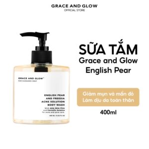 Grace and Glow English Pear & Freesia Anti Acne Solution Body Wash