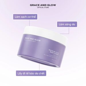 Grace & Glow White B3 Brightening Clay Body Scrub 200ml