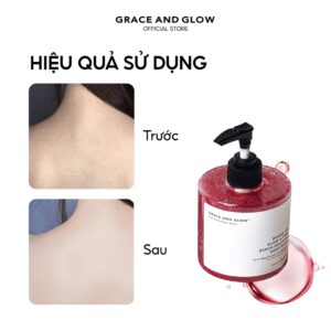 Hiệu quả Grace and Glow Rouge 540 Scrub Solution Body Wash