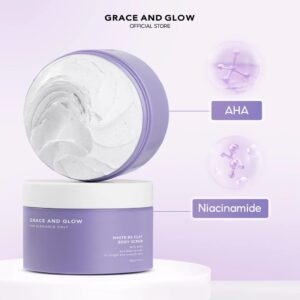 Tẩy tế bào chết Grace & Glow White B3 Brightening Clay Body Scrub