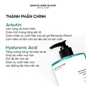 thành phần Grace And Glow Miss Moisture and Glow Solution Body Wash